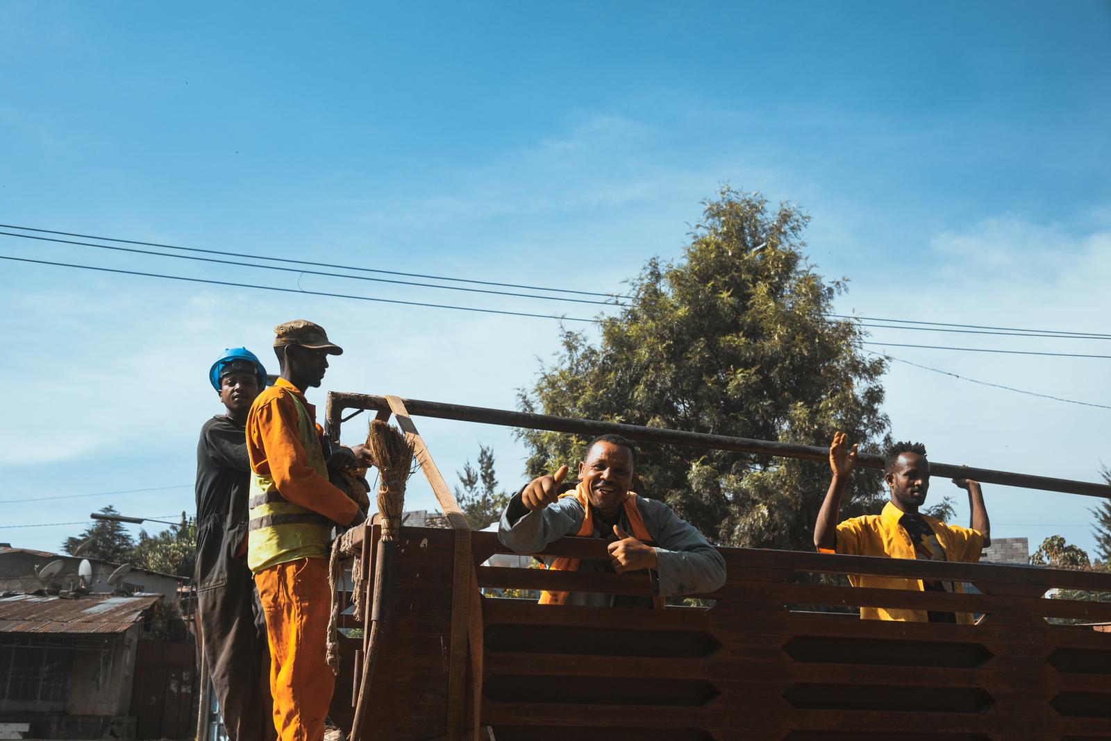 People in Addis Ababa