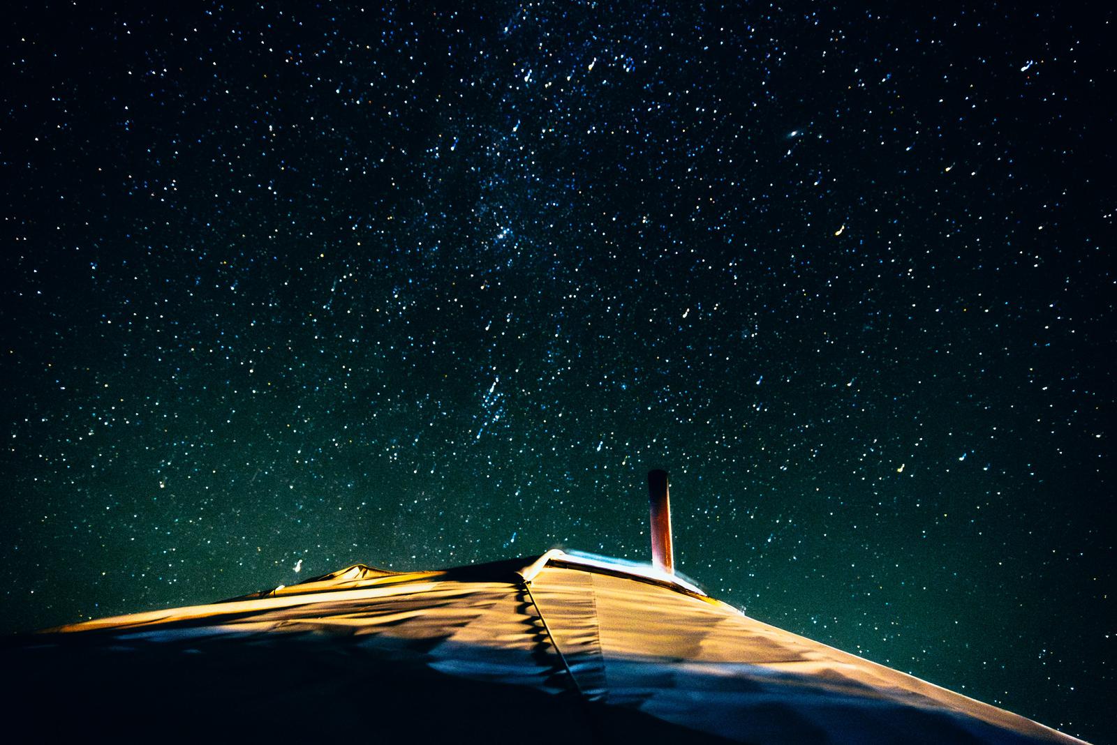 Above the Yurt Rooftops