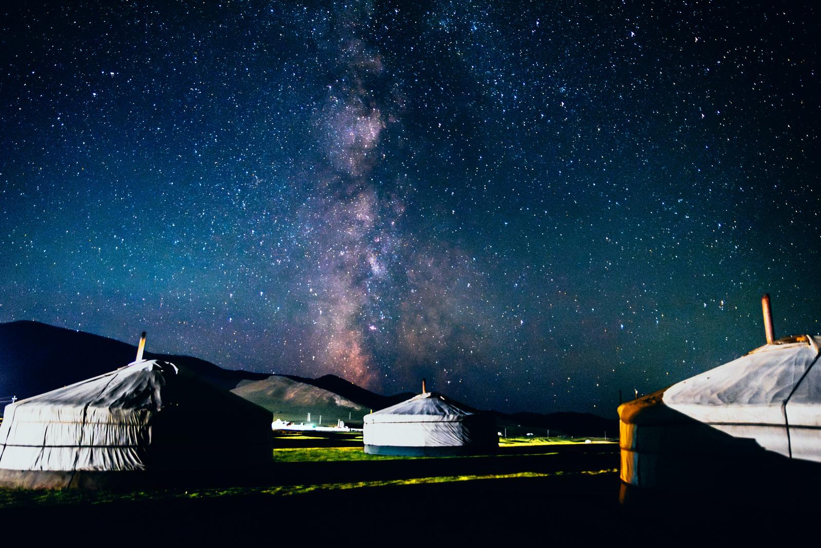 Above the Yurt Rooftops