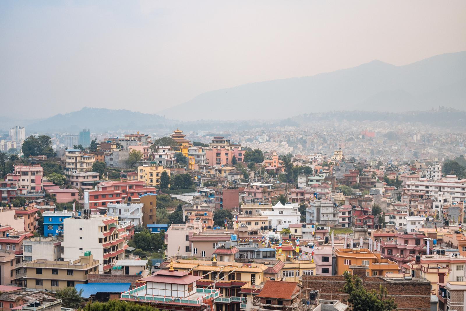 Kathmandu nhìn từ trên cao