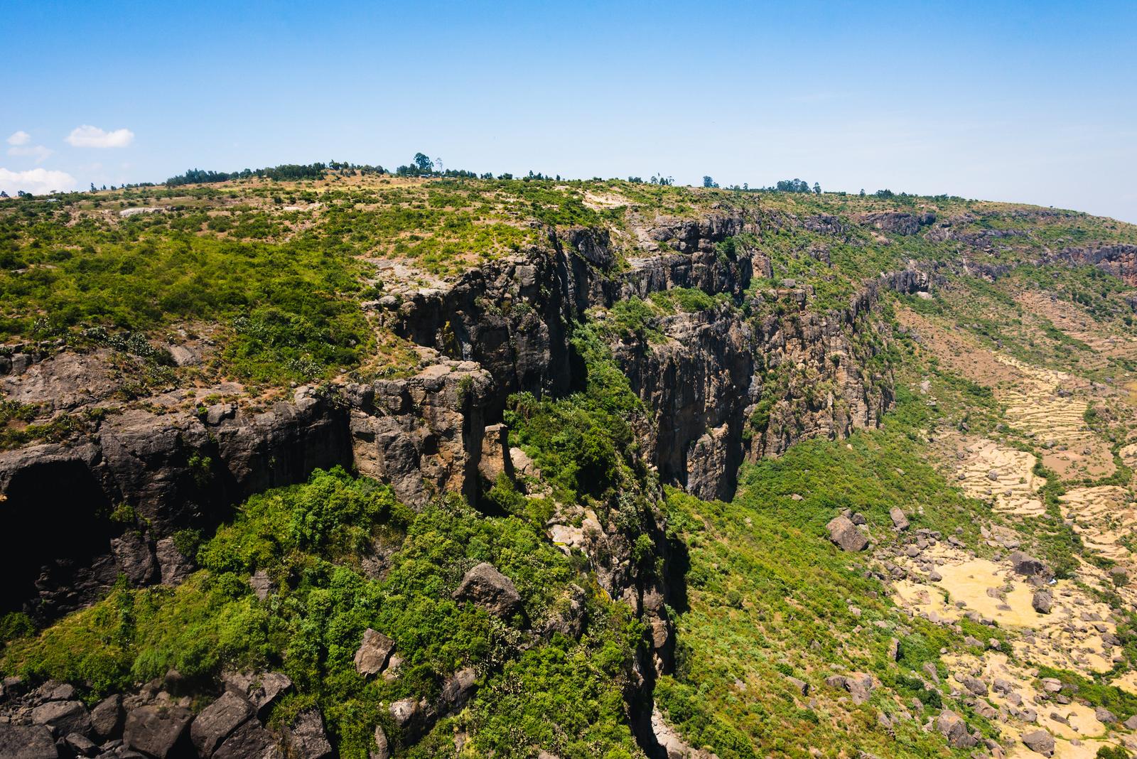 Ethiopia Terrain Viewed from the Park