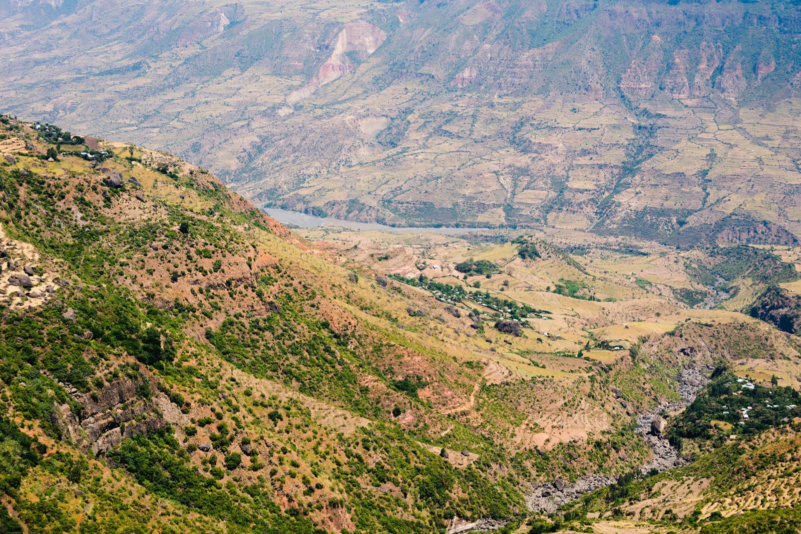 Ethiopia Terrain Viewed from the Park