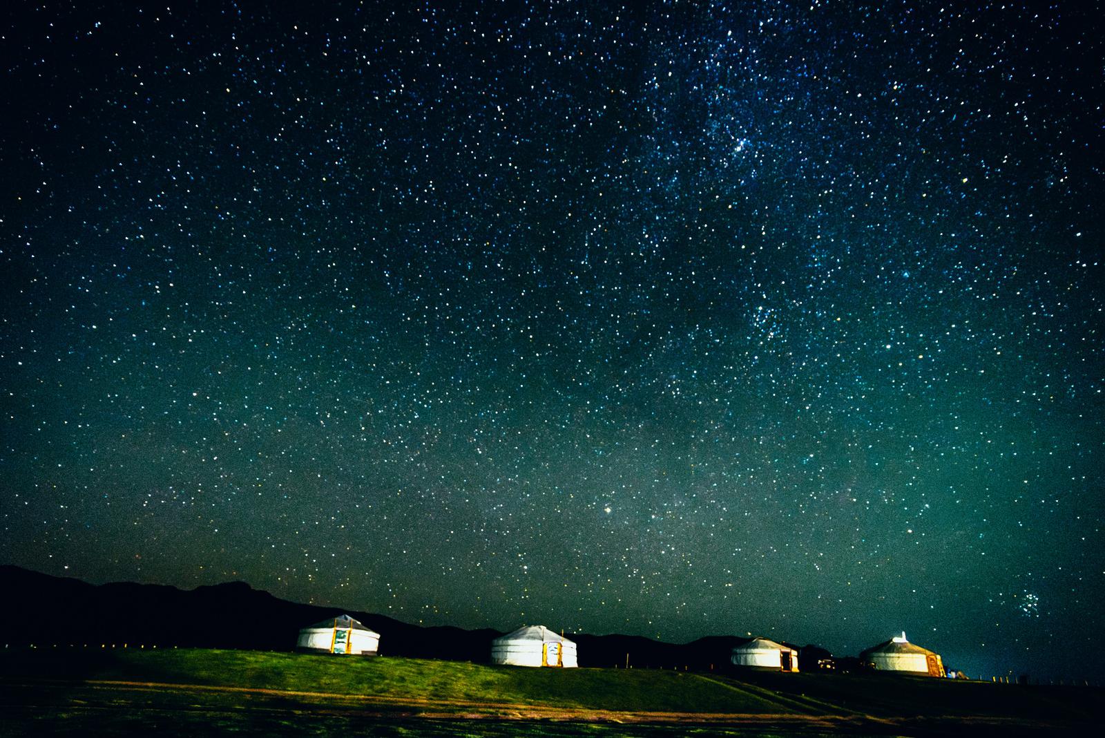 Above the Yurt Rooftops