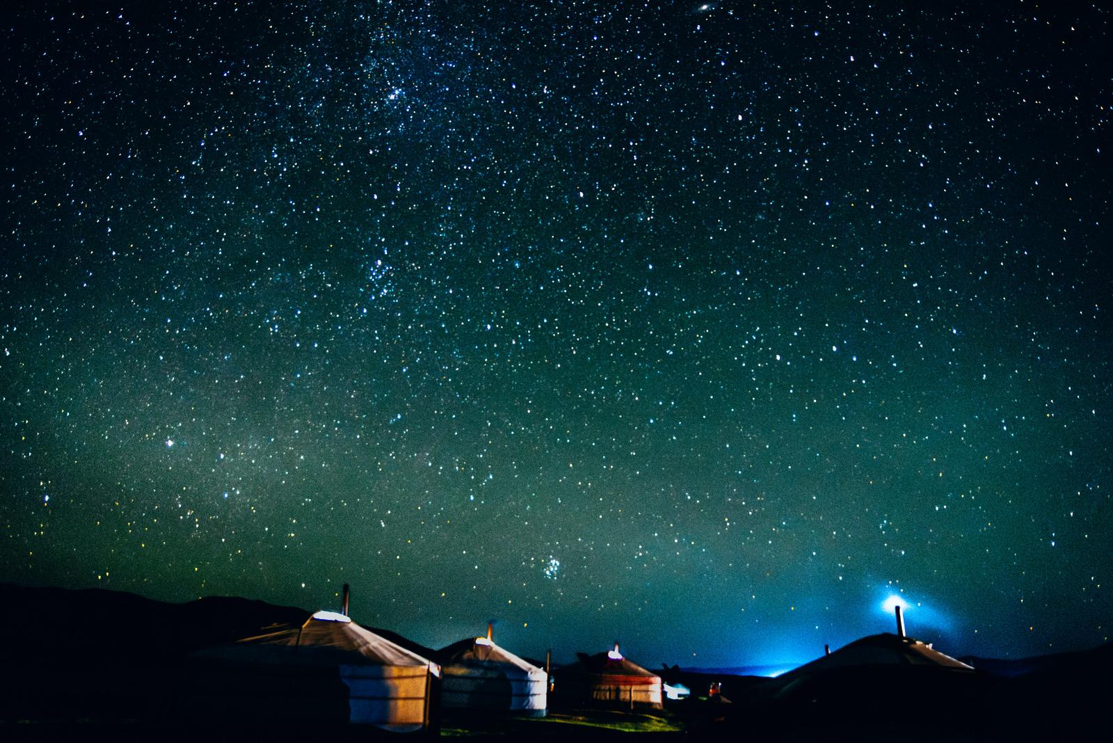 Above the Yurt Rooftops